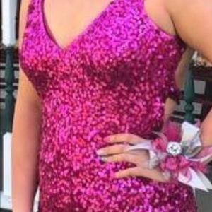 Primavera Couture sequin dress.